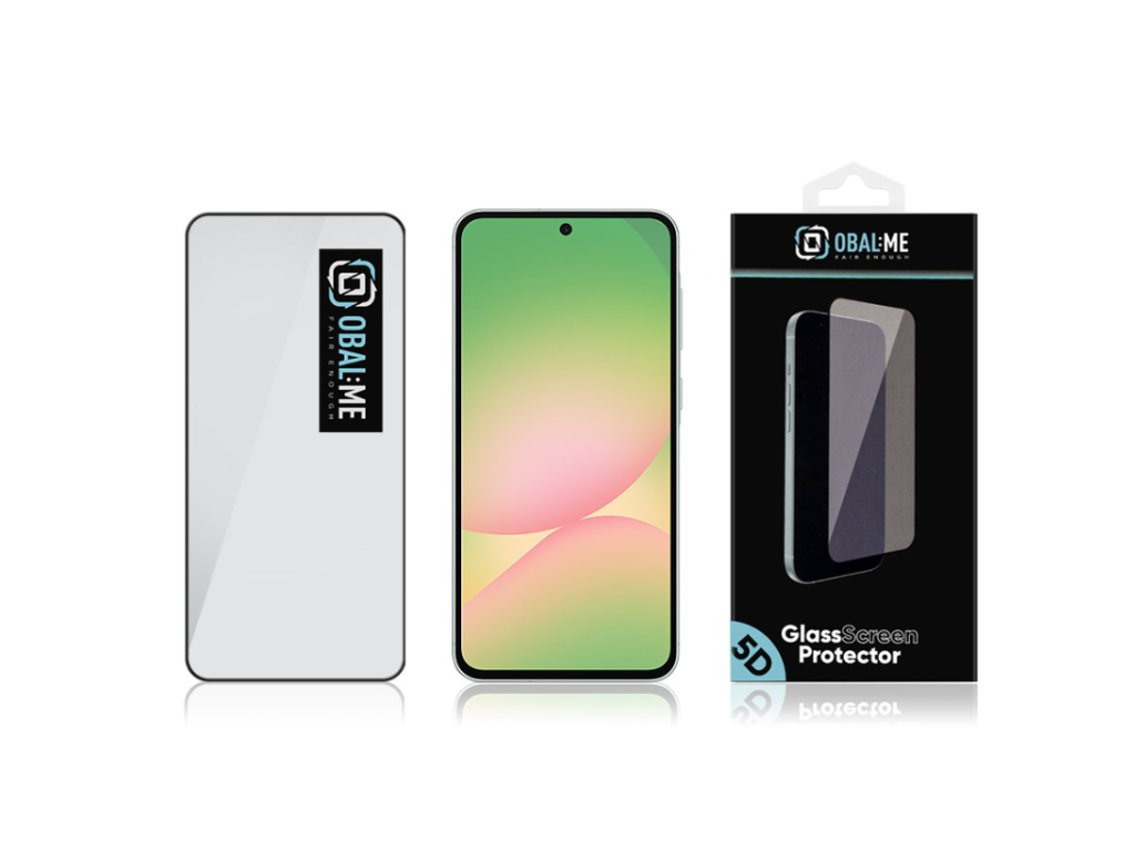 Ochranné sklo 5D pre Samsung Galaxy A37 5G/A57 5G, OBAL:ME, Čierne