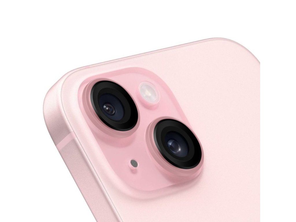 Ochranné šošovky kamery pre Apple iPhone 15 / iPhone 15 Plus, OBAL:ME, Ružové