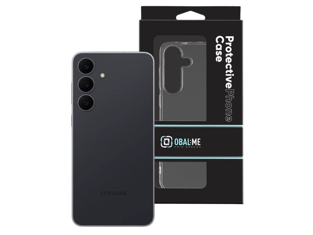 TPU kryt pre Samsung Galaxy S25FE, OBAL:ME, Transparentný – detail 1