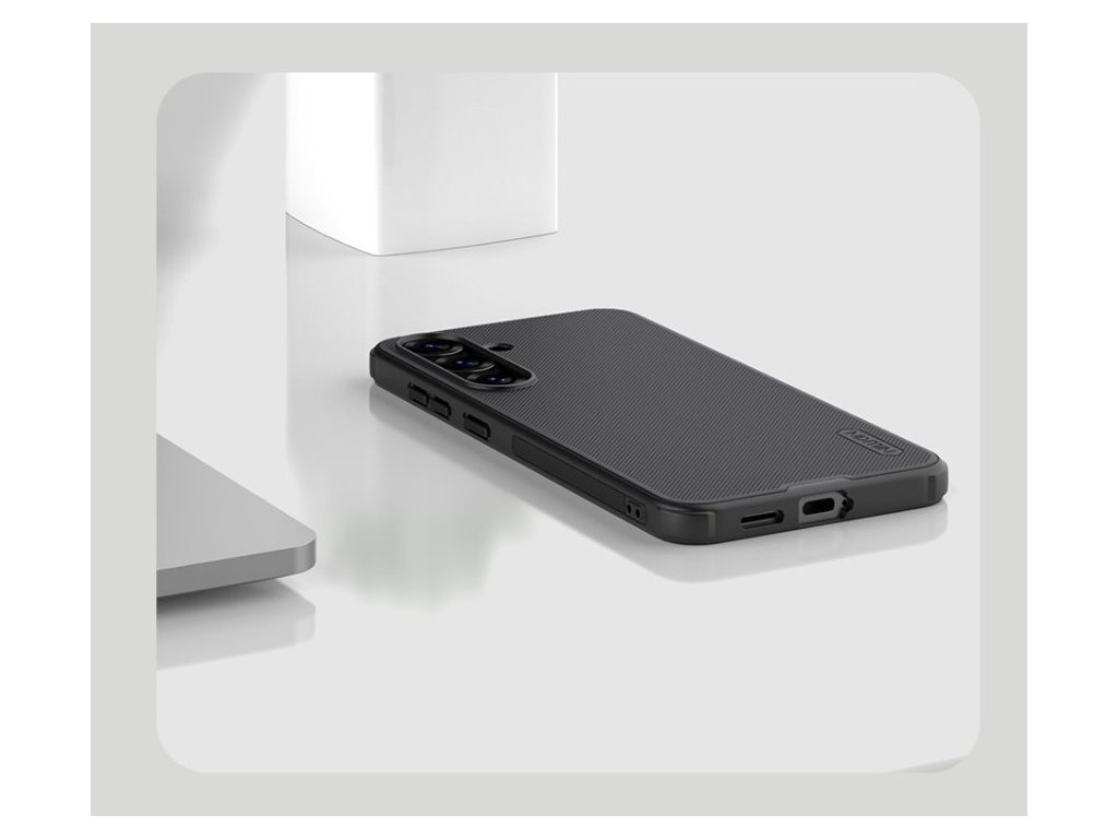 Super Frosted PRO kryt s MagSafe pre Samsung Galaxy S25, Nillkin, Čierny – detail 2