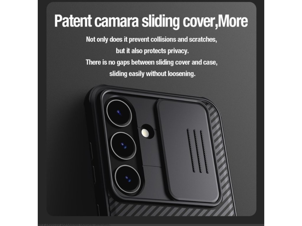 CamShield PRO kryt s MagSafe pre Samsung Galaxy S24, Nillkin, Čierny – detail 1