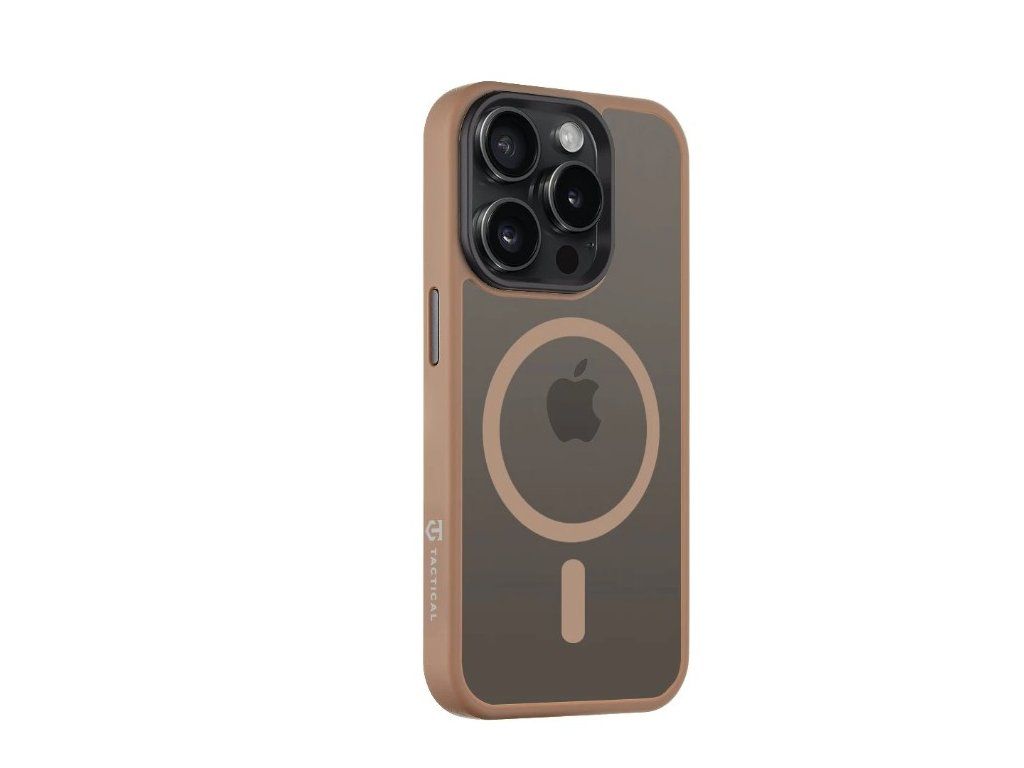 MagForce Hyperstealth Kryt pre Apple iPhone 15 Pro, Tactical, Hnedý – detail 1