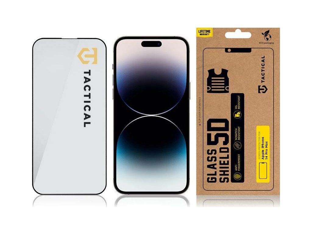Glass Shield 5D Ochranné sklo pre Apple iPhone 14 Pro, Tactical