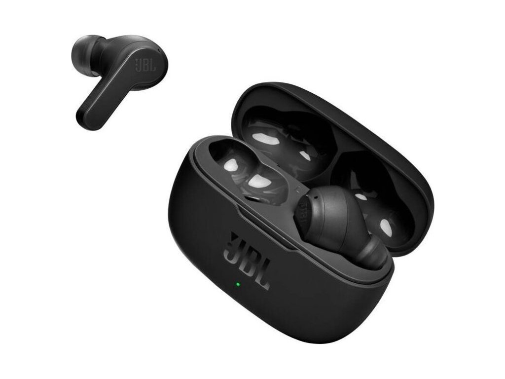 Bezdrôtové slúchadlá Wave 200, JBL, Čierne – detail 1
