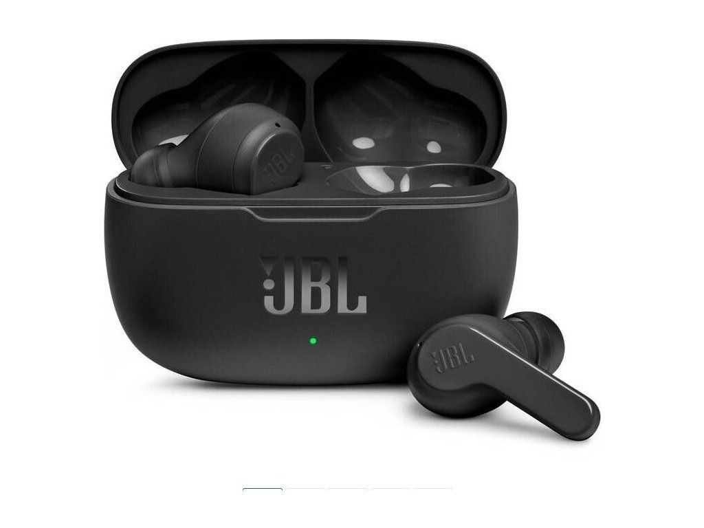 Bezdrôtové slúchadlá Wave 200, JBL, Čierne
