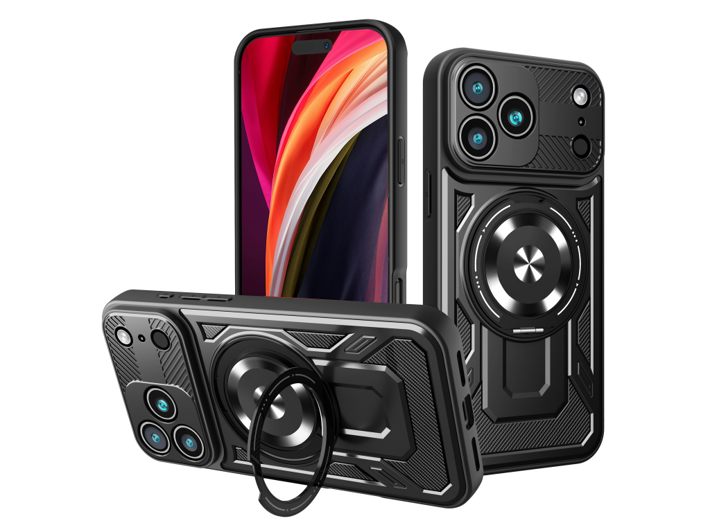 Defender Armor kryt s MagSafe pre Apple iPhone 17 Pro Max, TFO, Čierny