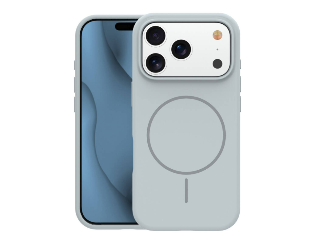 Silikonový kryt s MagSafe pre Apple iPhone 17 Pro Max / iPhone 18 Pro Max, Sivý