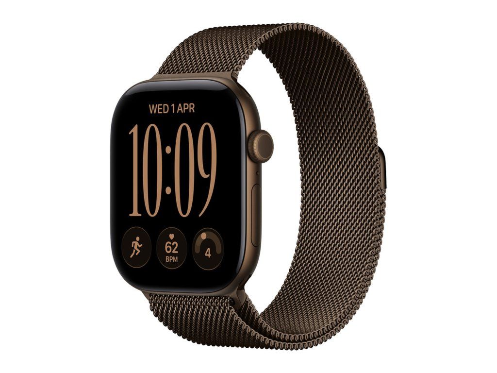 Apple Watch Series 12 46 mm tmavo bronzová, tmavo bronzový milánsky ťah (M/L)