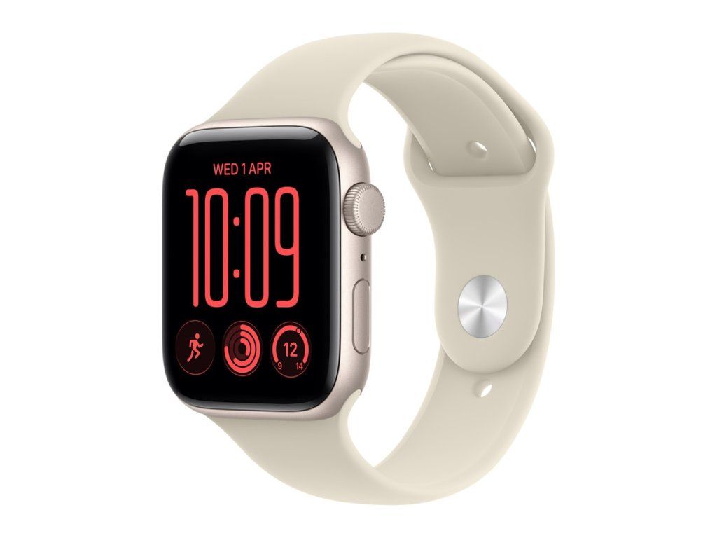 Apple Watch SE 3 40 mm hviezdne biela, pieskový športový remienok (S/M)