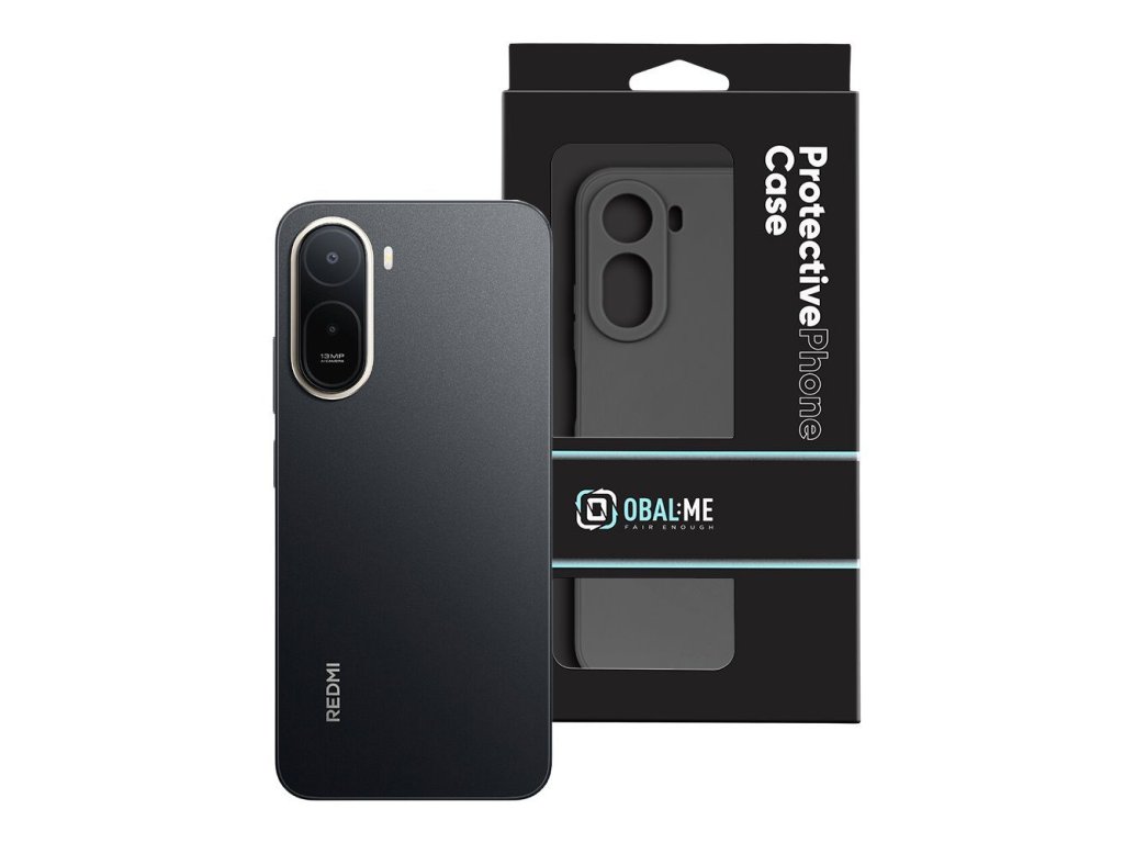 Matte TPU kryt pre Xiaomi Redmi A7 Pro 4G, OBAL:ME, Čierny