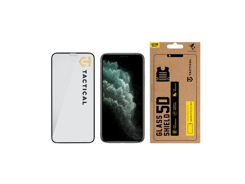 Glass Shield 5D Ochranné sklo pre Apple iPhone 11 Pro / XS / X, Tactical