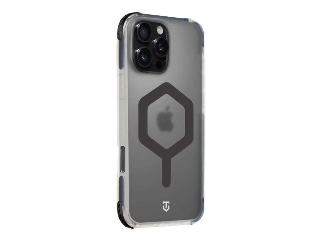 MagForce Hexagon kryt pre Apple iPhone 16 Pro Max, Tactical, Čierny transparentný (T-Black)