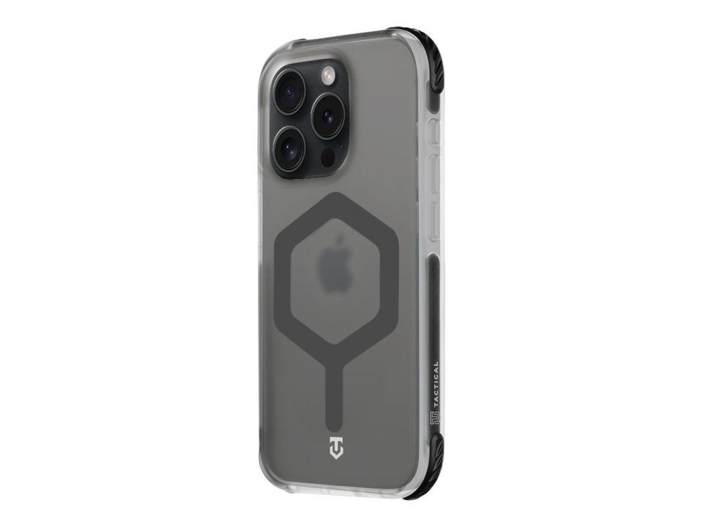 MagForce Hexagon kryt pre Apple iPhone 15 Pro, Tactical, Čierny transparentný (T-Black)