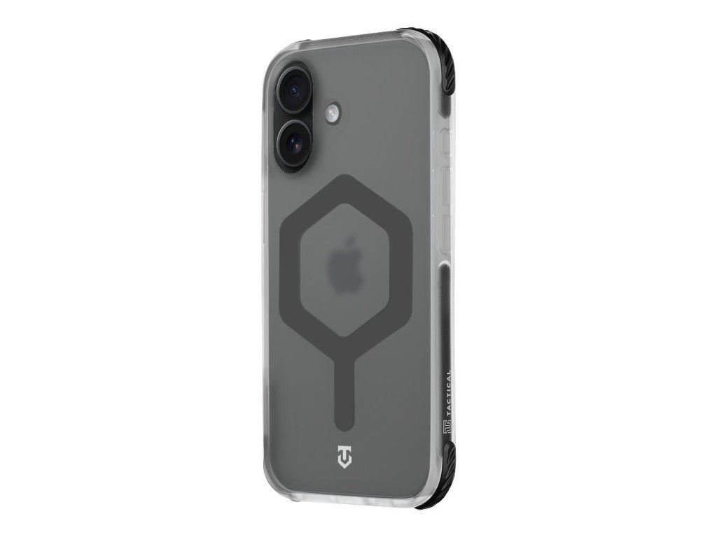 MagForce Hexagon kryt pre Apple iPhone 16, Tactical, Čierny transparentný (T-Black)