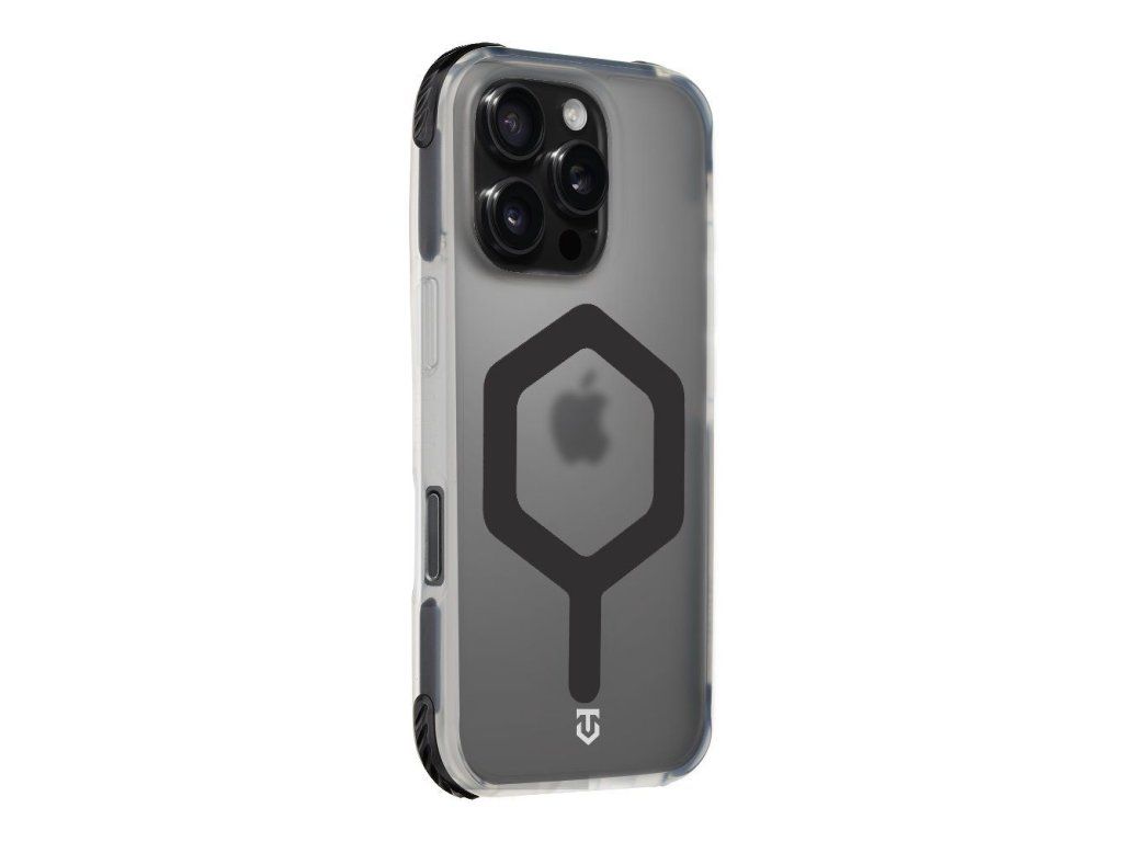 MagForce Hexagon kryt pre Apple iPhone 16 Pro, Tactical, Čierny transparentný (T-Black)