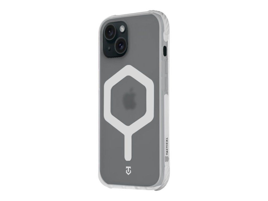 MagForce Hexagon kryt pre Apple iPhone 15, Tactical, Biely transparentný (T-White)