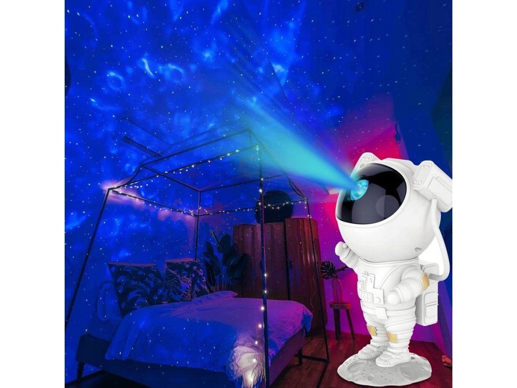 Projektor Astronaut – modrá hmlovina