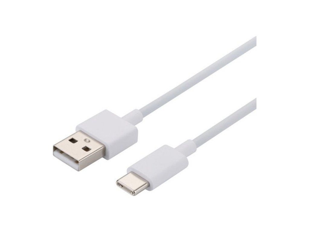 Xiaomi Original USB-A/USB-C Dátový Kábel 3A 1m White (Bulk)