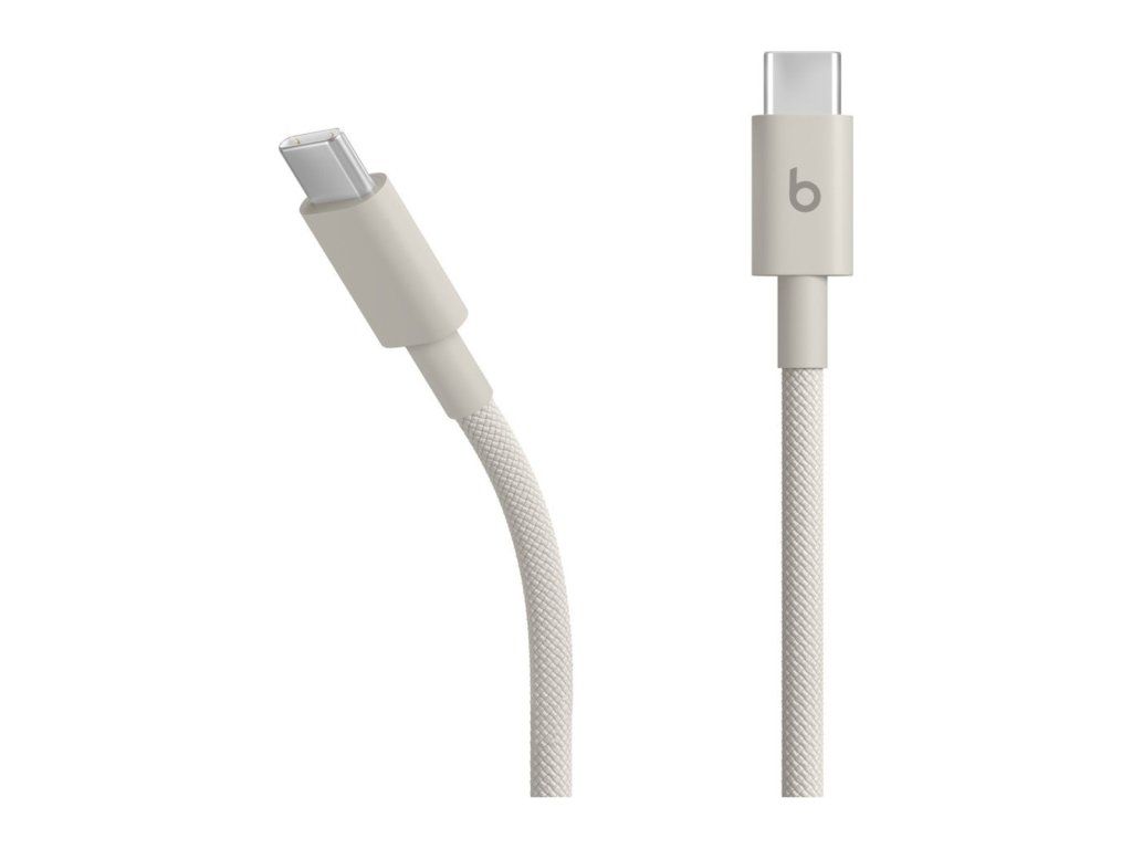 Apple Beats USB-C/USB-C Dátový Kábel 1,5m, Stone (MDGD4ZM/A) – detail