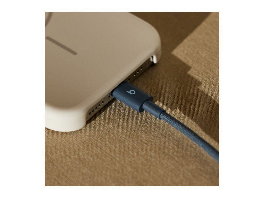 Apple Beats USB-C/USB-C Dátový Kábel 1,5m, Navy (MDGE4ZM/A) – použitie