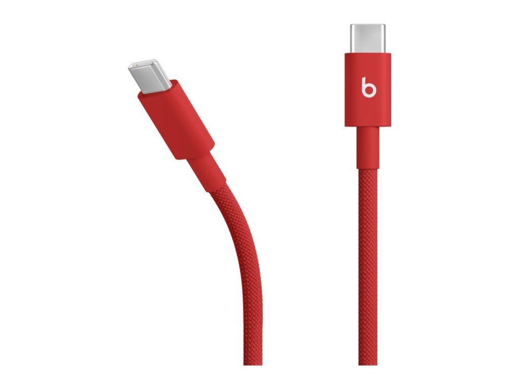 Apple Beats USB-C/USB-C Dátový Kábel 1,5m, Red (MDGF4ZM/A) – detail