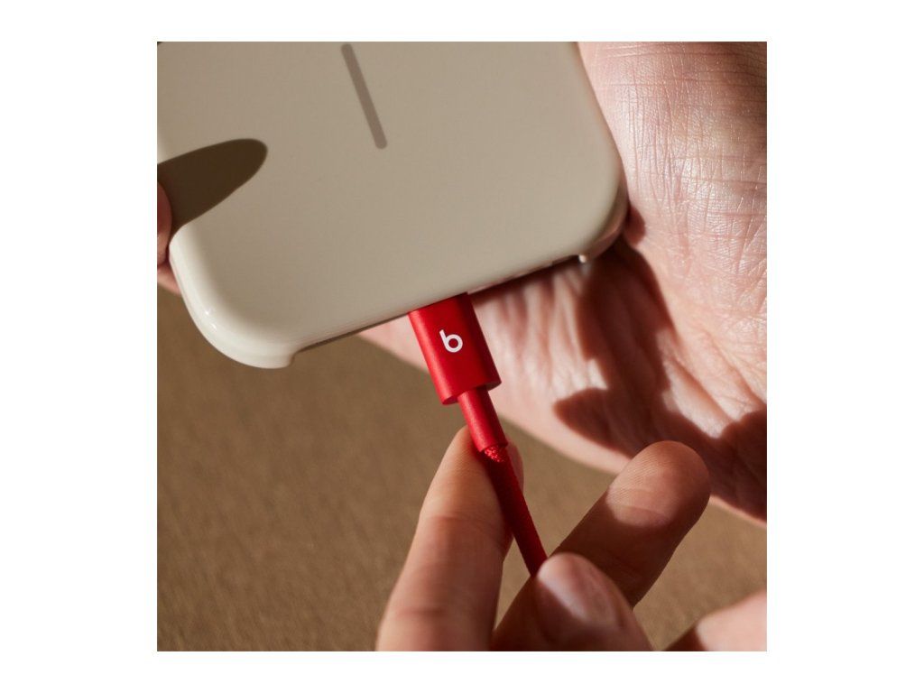 Apple Beats USB-C/USB-C Dátový Kábel 1,5m, Red (MDGF4ZM/A) – použitie