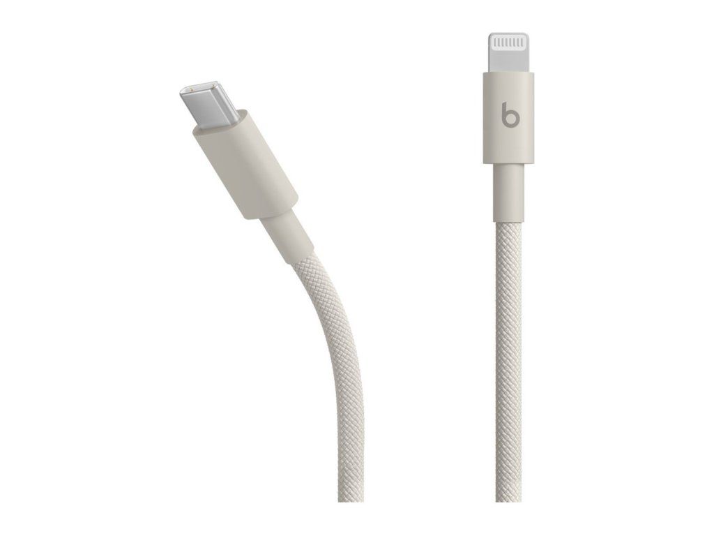 Apple Beats USB-C/Lightning Dátový Kábel 1,5m, Stone (MDGL4ZM/A) – detail