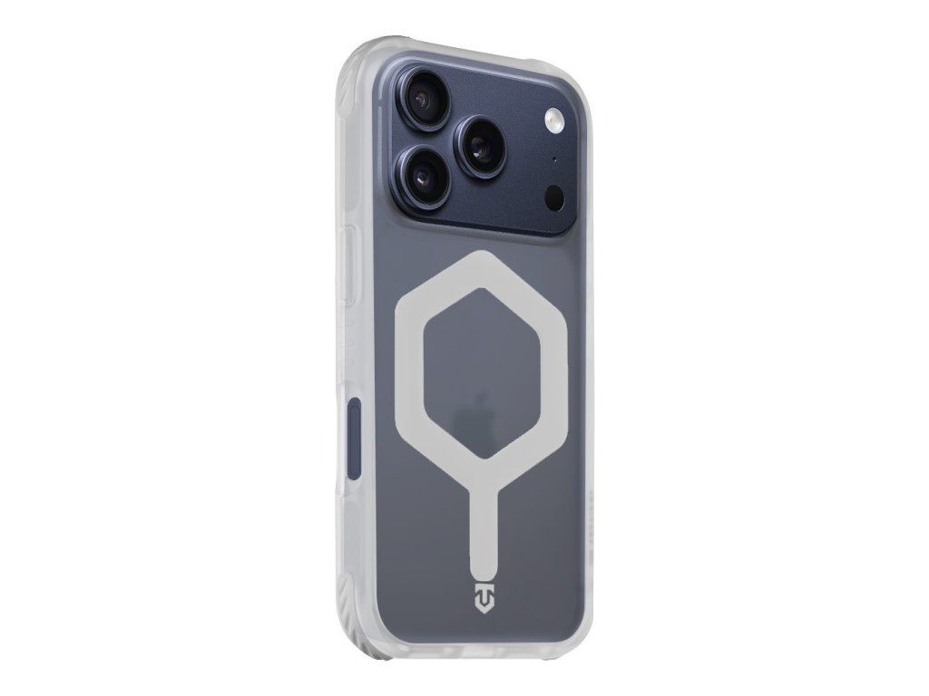 MagForce Hexagon kryt pre Apple iPhone 17 Pro, Tactical, Biely transparentný (T-White) – detail