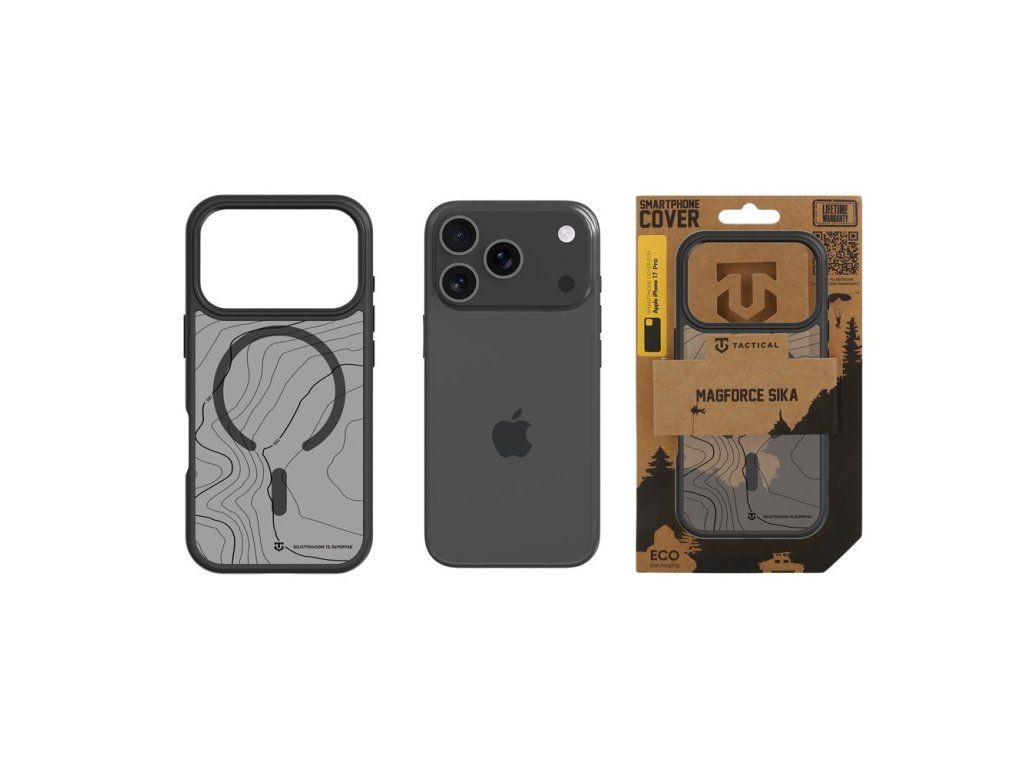 MagForce Hyperstealth Sika kryt pre Apple iPhone 18 Pro / 17 Pro, Tactical, Čierny (Asphalt) – detail 2