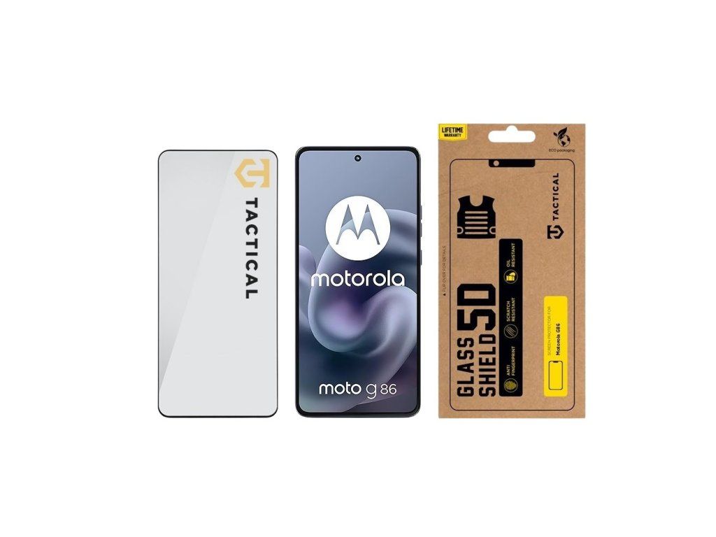 Glass Shield 5D Ochranné sklo pre Motorola G86 / G86 Power, Tactical – detail 2