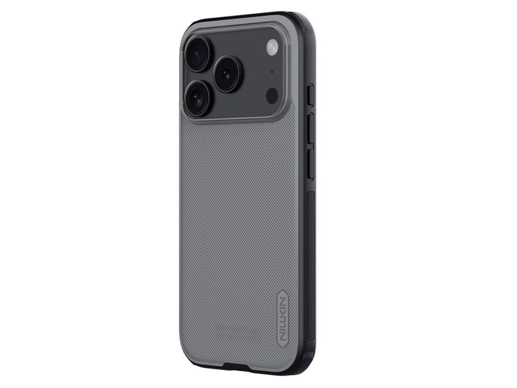 Nillkin Super Frosted PRO Zadný Kryt pre Apple iPhone 18 Pro / 17 Pro, Transparent Black – detail