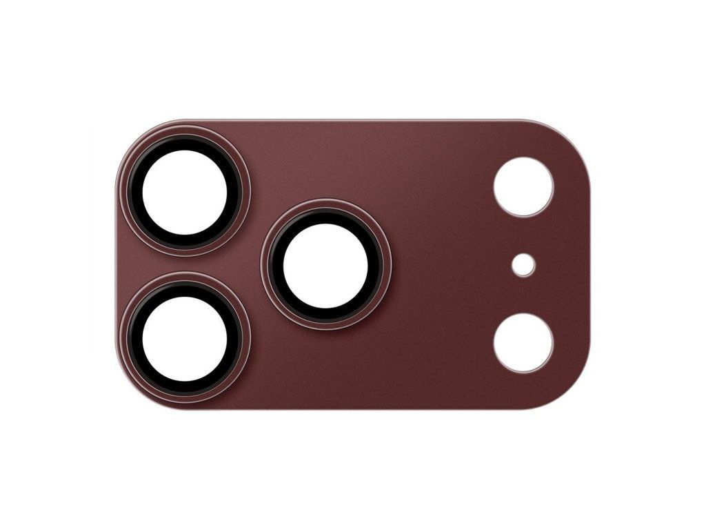 Camera Island ochrana fotoaparátu pre Apple iPhone 18 Pro, OBAL:ME, Tmavá čerešňová (Dark Cherry) – detail 2