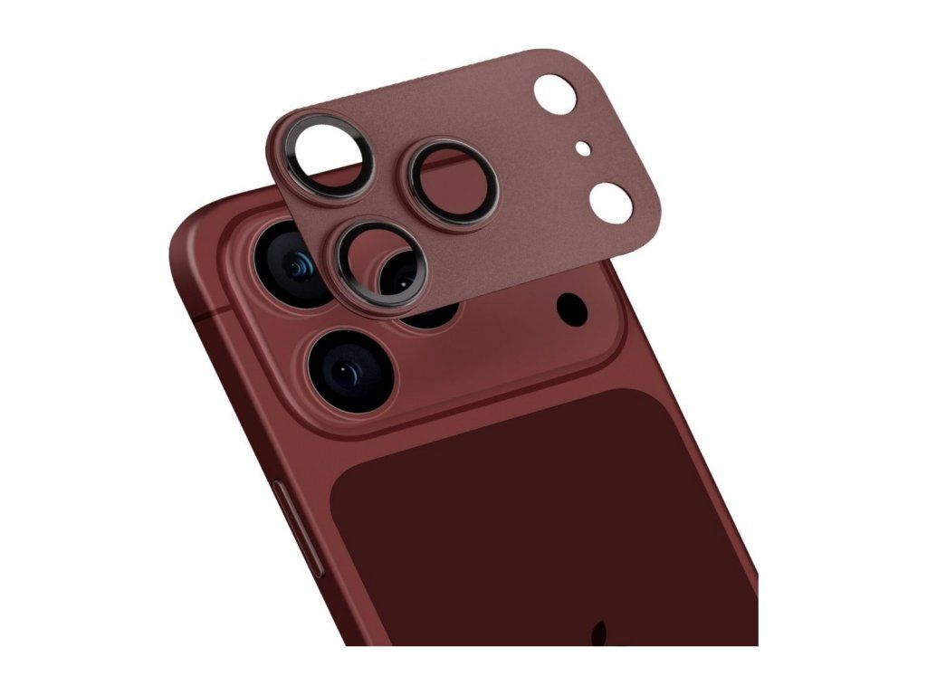 Camera Island ochrana fotoaparátu pre Apple iPhone 18 Pro, OBAL:ME, Tmavá čerešňová (Dark Cherry)
