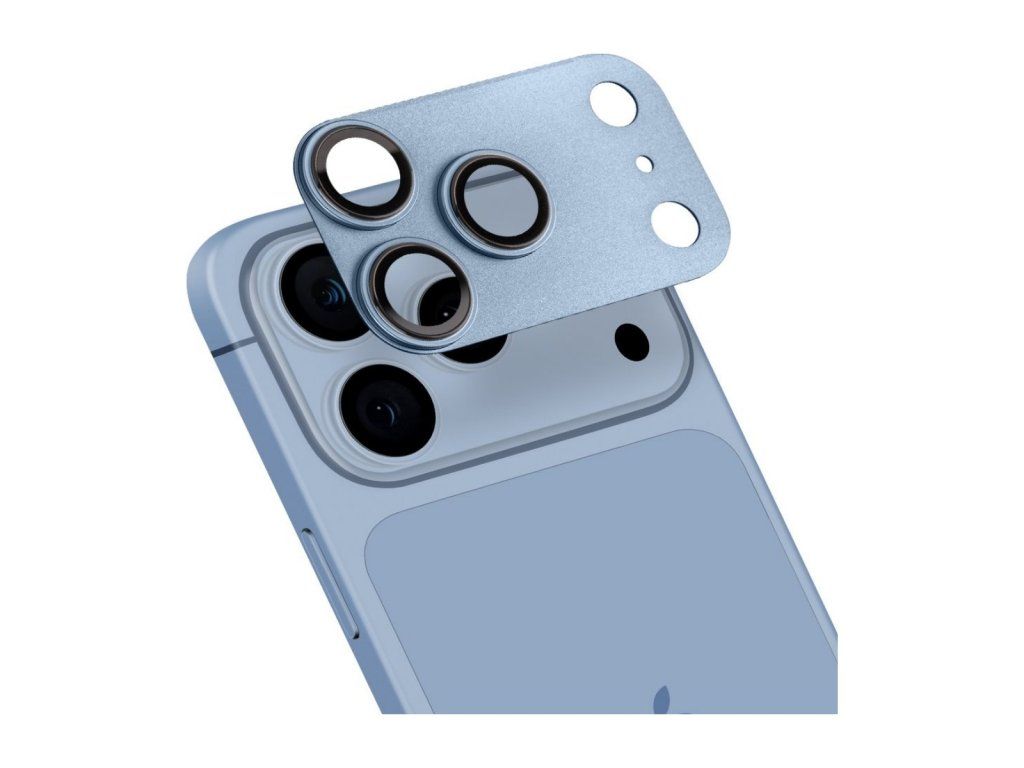 Camera Island ochrana fotoaparátu pre Apple iPhone 18 Pro, OBAL:ME, Svetlomodrá (Light Blue)