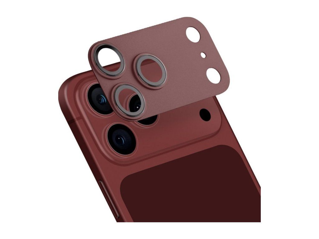 Camera Island ochrana fotoaparátu pre Apple iPhone 18 Pro Max, OBAL:ME, Tmavá čerešňová (Dark Cherry)