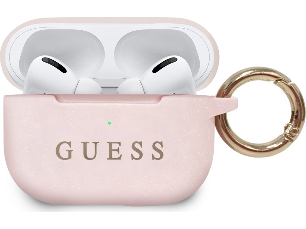 Puzdro pre Apple AirPods Pro, Guess, Ružové – detail 1