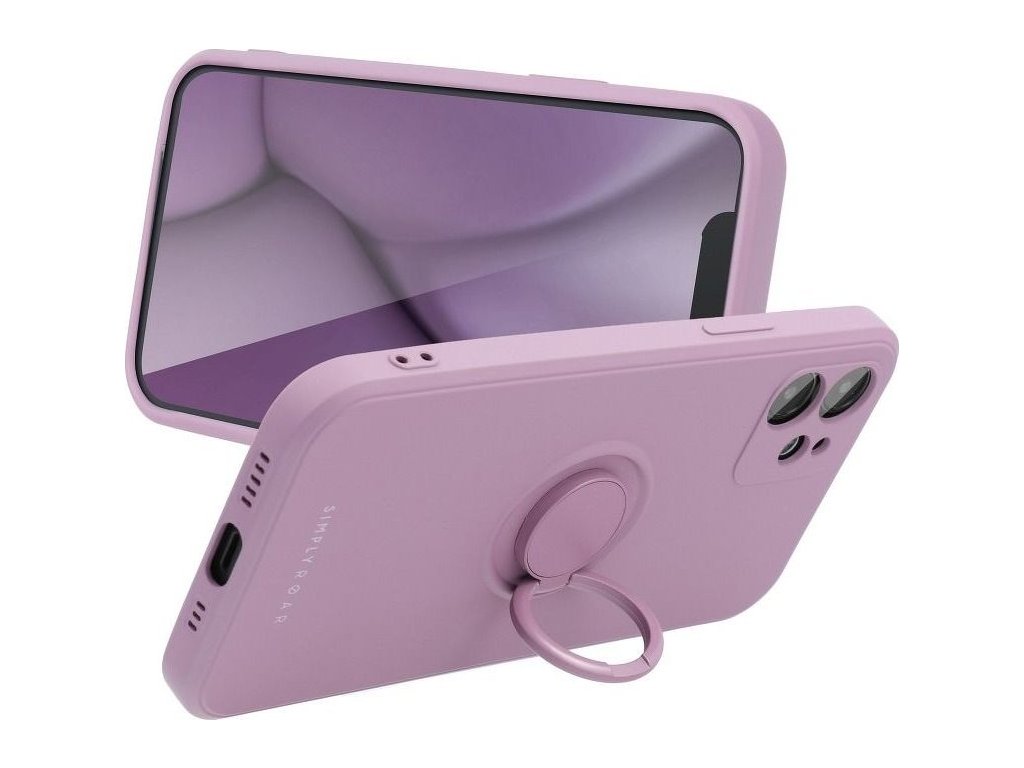 Amber kryt pre Apple iPhone X / Xs, Roar, Fialový – detail 1