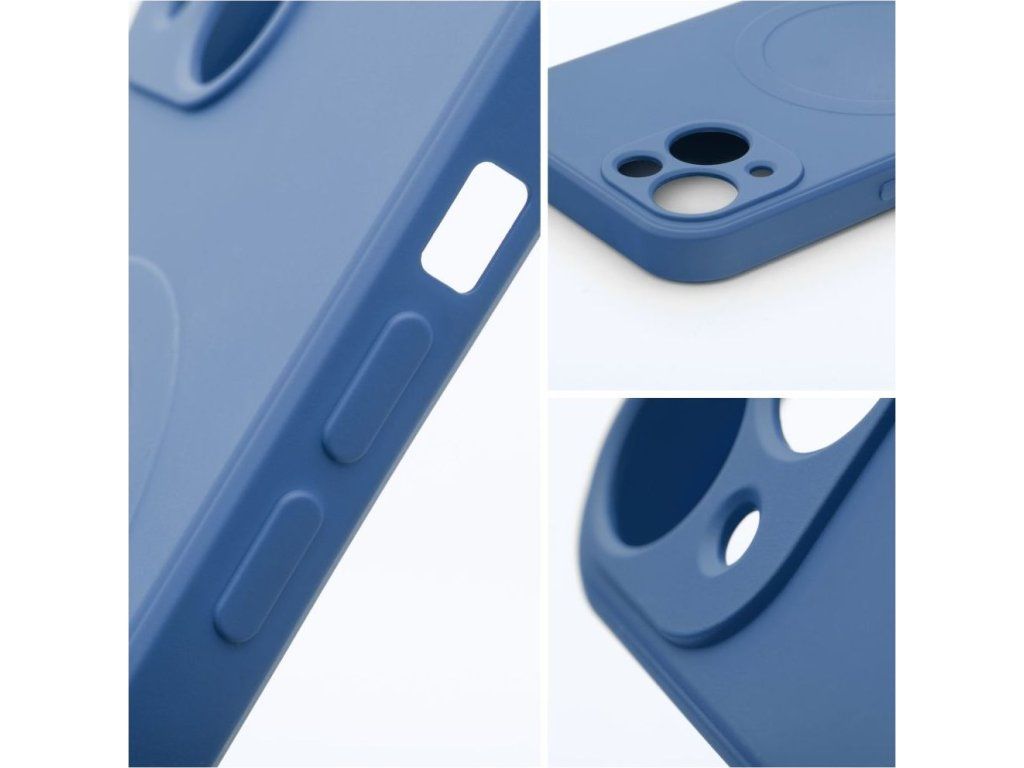 Silikonový kryt s MagSafe pre Apple iPhone 13 Pro Max, Modrý – detail 2