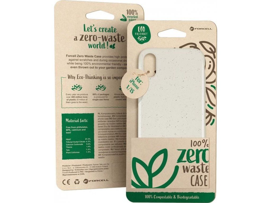 Bio - Zero kryt pre Apple iPhone 11 Pro Max, Forcell, Biely