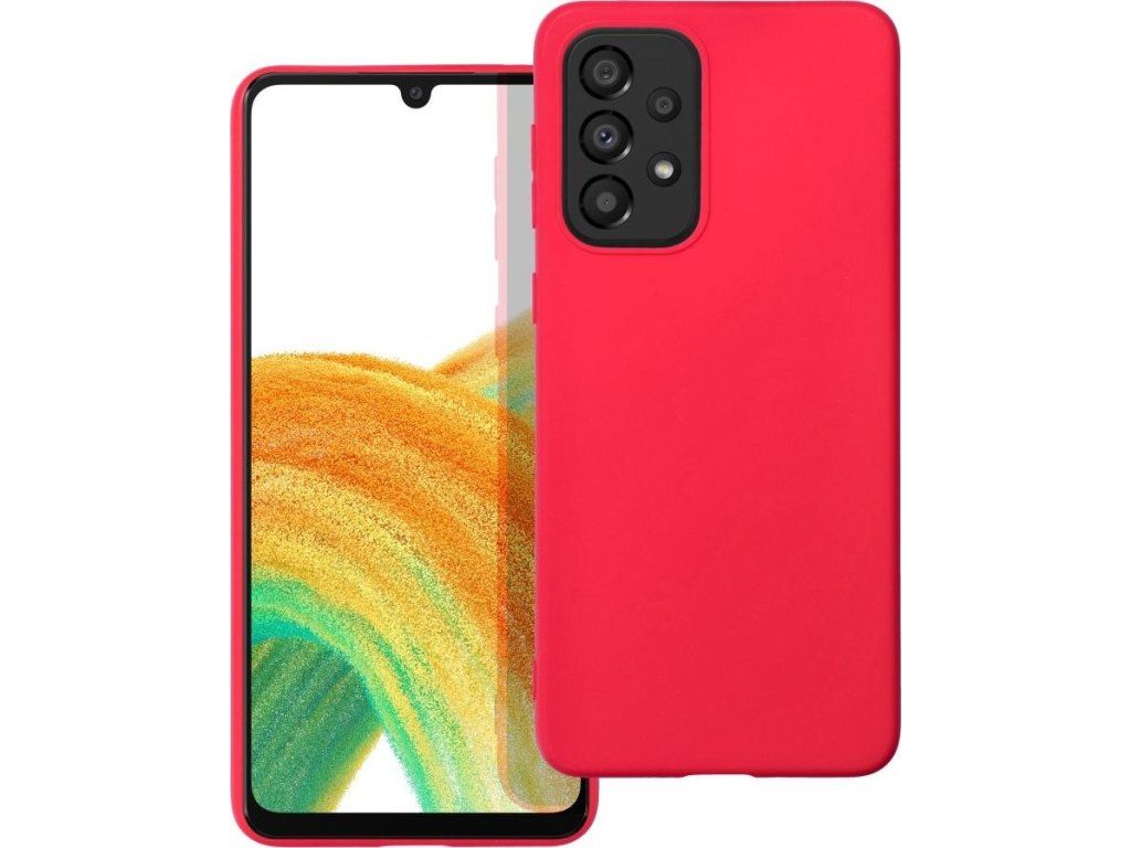 Soft kryt pre Samsung Galaxy A33 5G, Forcell, Červený – detail 1
