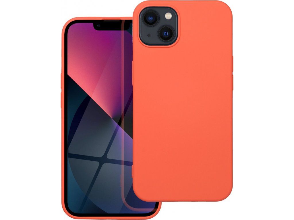 Silicone Lite kryt pre Apple iPhone 14, Forcell, Červený