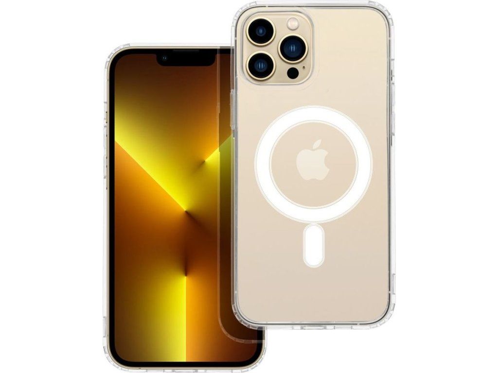 Silikónový kryt s MagSafe pre Apple iPhone 13 Pro Max, Transparentný