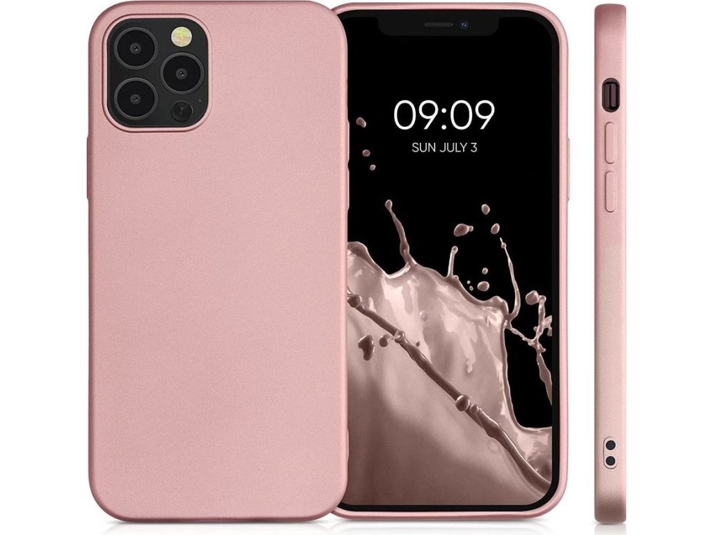 Metalický kryt pre Apple iPhone 14 Plus, Ružový – detail 1