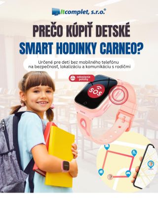 📚 Nový školský rok sa blíži a je čas myslieť na bezpečnosť vašich detí! ⌚️ S hodinkami Carneo budú vaše deti vždy pod...
