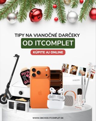 Vianočné darčeky od ITCOMPLET sú tu! Navštívte nás v Námestove, na autobusovej stanici a objavte bohatý výber v našej...